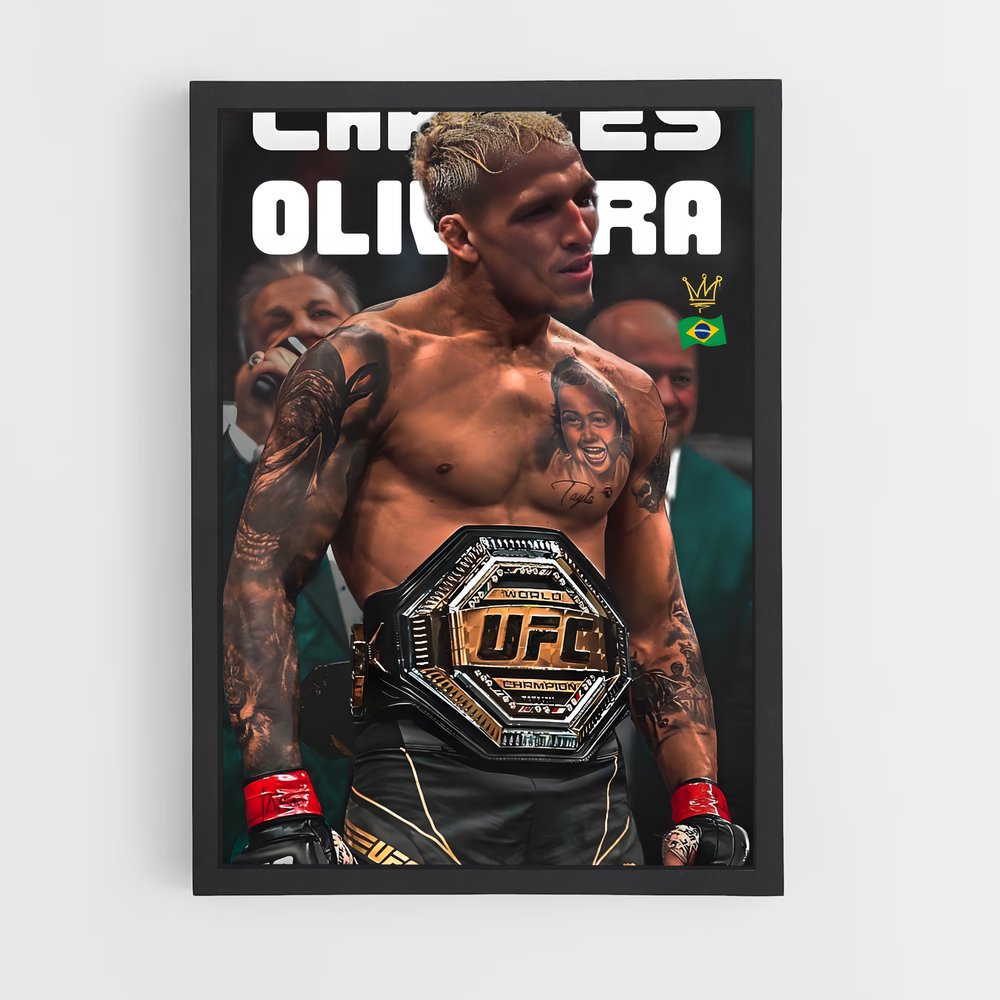 Poster Oliveira: Vers la Gloire – affiche MMA (vue 2)